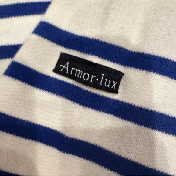 Armor-Lux French Marinière Striped Long Sleeve Tee - Size 3 - Picture 5 of 8